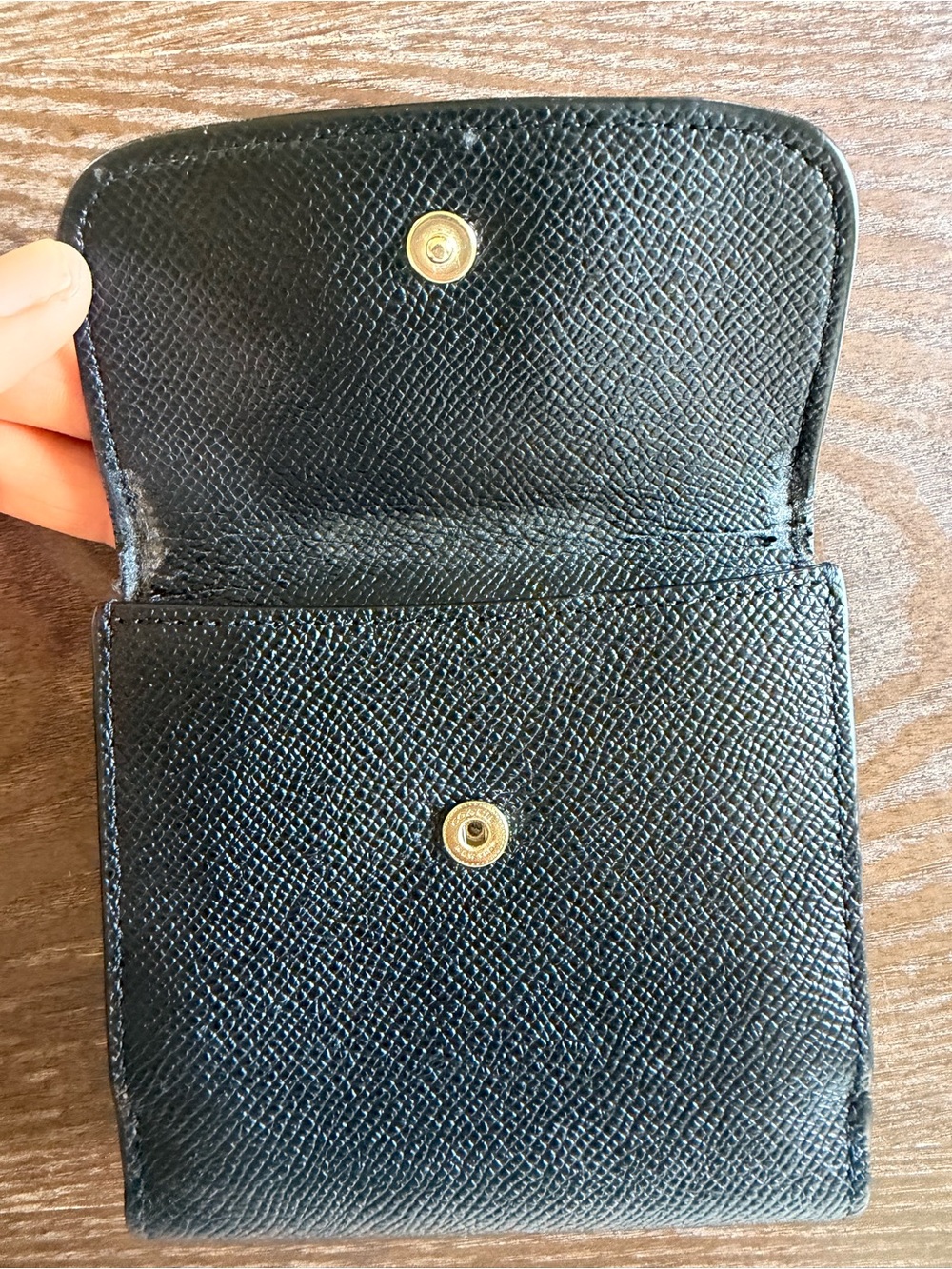 Coach black leather wallet - Picture 5 of 8